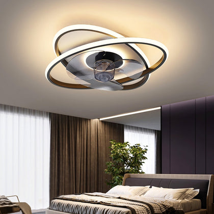 Modern bedroom decor led ceiling fan