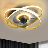 Modern bedroom decor led ceiling fan