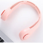 Neckless fan USB charging fan portable sports fan